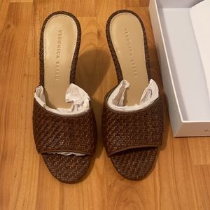 VERONICA BEARD  PLATFORM WEDGE SANDALS/SLIDES